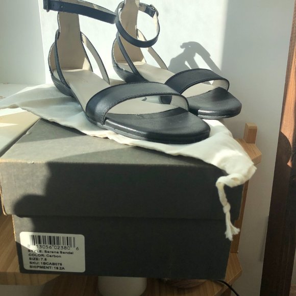 Nisolo Serena Black Sandal NWT size 7.5 - Picture 8 of 9